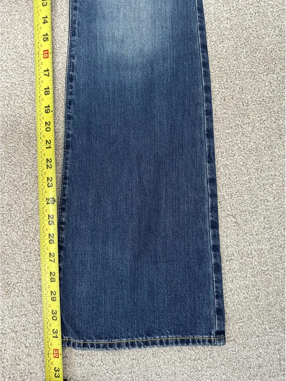 Pacsun Jade Low Rise Bootcut Jeans Pocket Studs Dark Blue NWT Sonoma Size 25